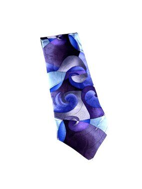 Vintage J Garcia Tie Mens Silk Emerging Elephant Collection 28 Abstract Art 90s